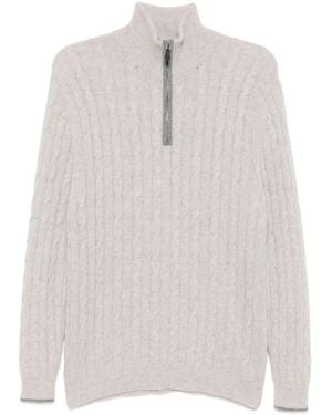 N.Peal Cashmere Albemarle プルオーバー - ホワイト