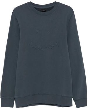 Paul Smith エンボス スウェットシャツ - ブルー