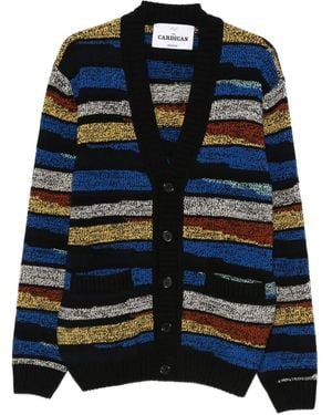 Missoni Striped-Pattern Cardigan - Blue