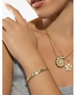 Sydney Evan Bracciale Rigido Flower - Neutro