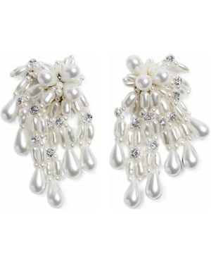 Simone Rocha Wilted Chandelier Ohrringe - Weiß