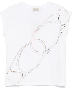 Herno プリント Tシャツ - ホワイト