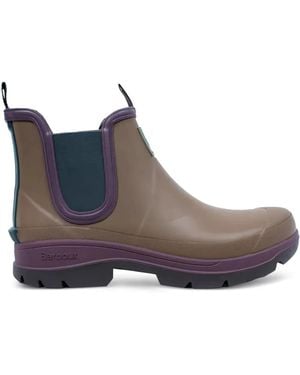 Barbour X Paul Smith Loves Knöchelhohe Gummistiefel - Braun