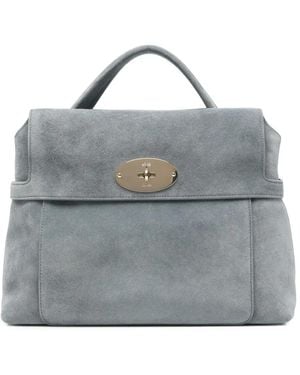 Mulberry Stevie Suede Tote Bag - Grey