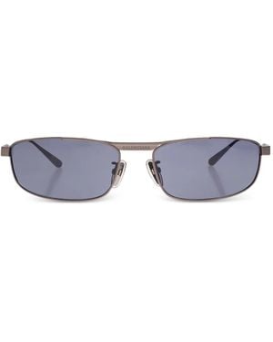 Balenciaga Rectangle-Frame Sunglasses - Blue