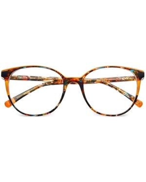 Etnia Barcelona Lisse Round-Frame Glasses - Metallic