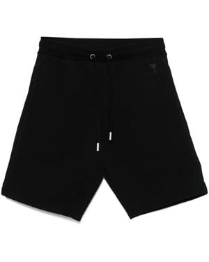 Ami Paris ブラック Ami De Coeur Dye ショートパンツ