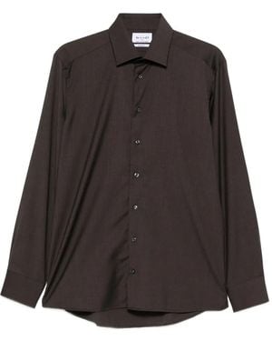 Sand Gordon Wool Shirt - Brown