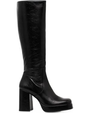 JONAK PARIS Botas Bryan Con Plataforma Y Puntera Cuadrada - Negro