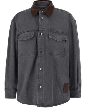 WOOYOUNGMI Chemise À Col Pointu - Noir