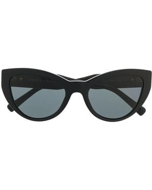 Versace Medusa Crystal Cat-Eye Frame Sunglasses - Black