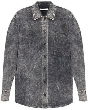 Alexander Wang Acid-Wash Shirt - Gray