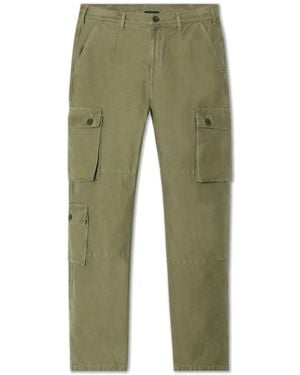 John Elliott Straight-Leg Cotton Cargo Trousers - Green