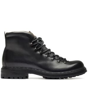 Officine Creative Lace-up leather boots - Schwarz