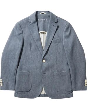 Circolo 1901 Single-Breasted Blazer - Blue