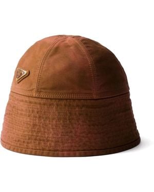 Prada Klassischer Fischerhut - Braun