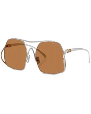 Miu Miu Pilot-Frame Sunglasses - Brown