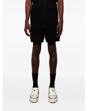Amiri Crochet Mesh Shorts - Black