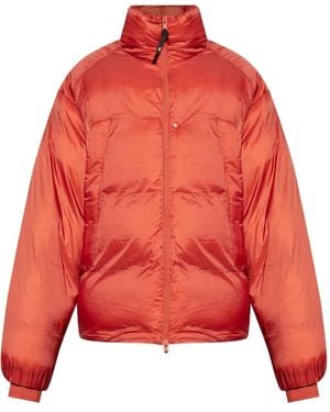 Y-3 Triora Quilted Padded Jacket - Red