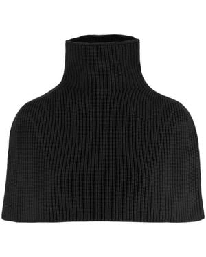 Sa Su Phi Capa De Cachemira De Canalé - Negro