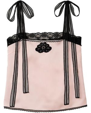Marc Jacobs Ribbon Strap Top - Pink
