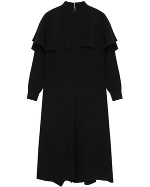 Enfold Long Sleeve Dress - Black