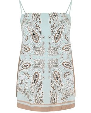 Hemant & Nandita Paisley-Print Top - White