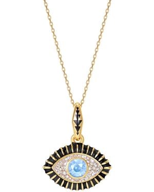 Nevernot 14kt Life In Color Gelbgoldhalskette mit Topas und Diamanten - Mettallic