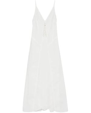 SIR. Klara Cut-Out Midi Dress - White