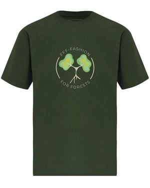 Amir Slama Graphic-Print T-Shirt - Green