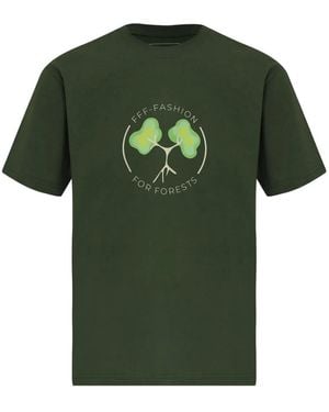 Amir Slama T-Shirt Mit Grafischem Print - Grün