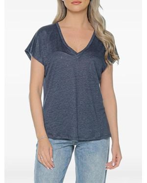 Ecoalf Arendal V-Neck T-Shirt - Blue