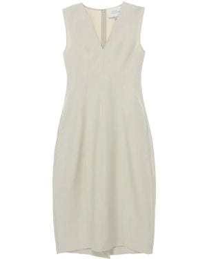 Studio Nicholson Ärmelloses Maxikleid - Natur