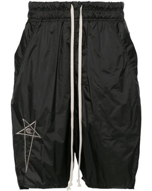 Rick Owens X Champion Beveled トラックショーツ - ブラック