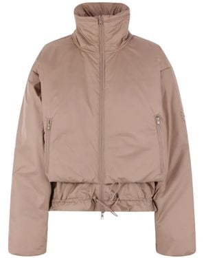 adidas By Stella McCartney Padded Drawstring-Hem Jacket - Natural