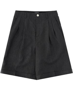 Jacquemus Le Pastro Pleated Shorts - Black