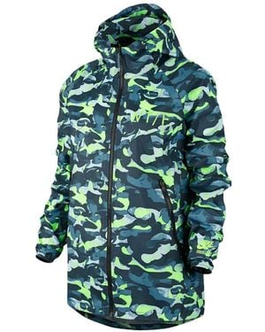 Nike Giacca Con Stampa Camouflage - Blu