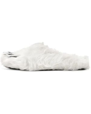 Bravest Studios Mules À Détail D'Ourson - White