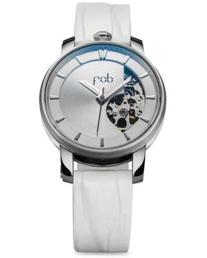 FOB PARIS スケルトン ダイヤル 腕時計 - グレー