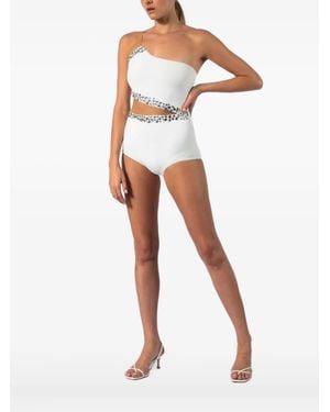 Lethicia Bronstein One-Shoulder-Body - Weiß