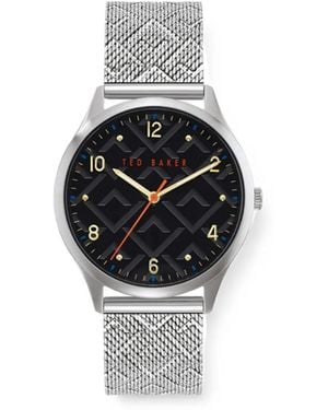 Ted Baker Round-Case 42Mm Watch - Black