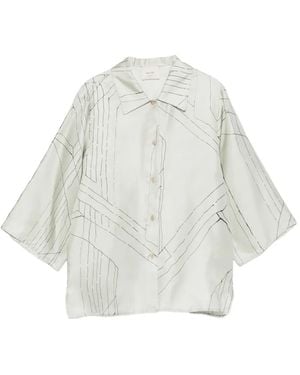 Alysi Graphic Shirt - White