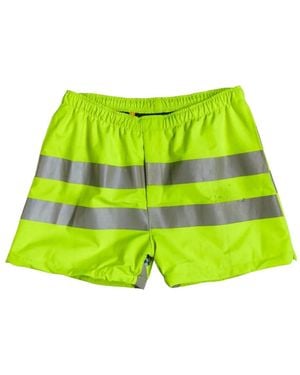 GALLERY DEPT. Toxic Zuma Reflective-Stripes Shorts - Green