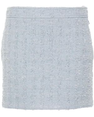Gucci Wool Tweed Skirt - Grey