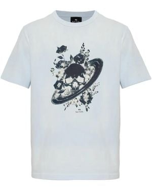 Paul Smith Skull-Print T-Shirt - Grey
