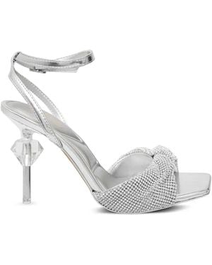 ALDO Diya Rhinestone-embellished Sandals - ホワイト