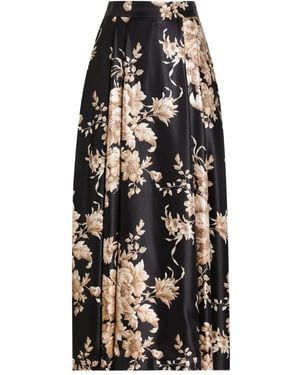Dolce & Gabbana Rose- Midi Skirt - Black