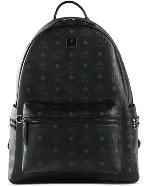 MCM Medium Stark Backpack - Black