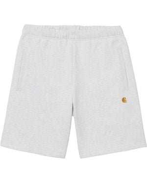 Carhartt Chase Sweat Shorts - White