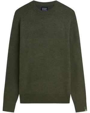 Scotch & Soda Crew-Neck Long-Sleeve Jumper - Green